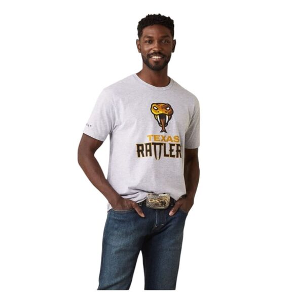 Ariat NWT Men's Rattlers Texas PBR T-Shirt Top Size Small - Picture 1 of 5